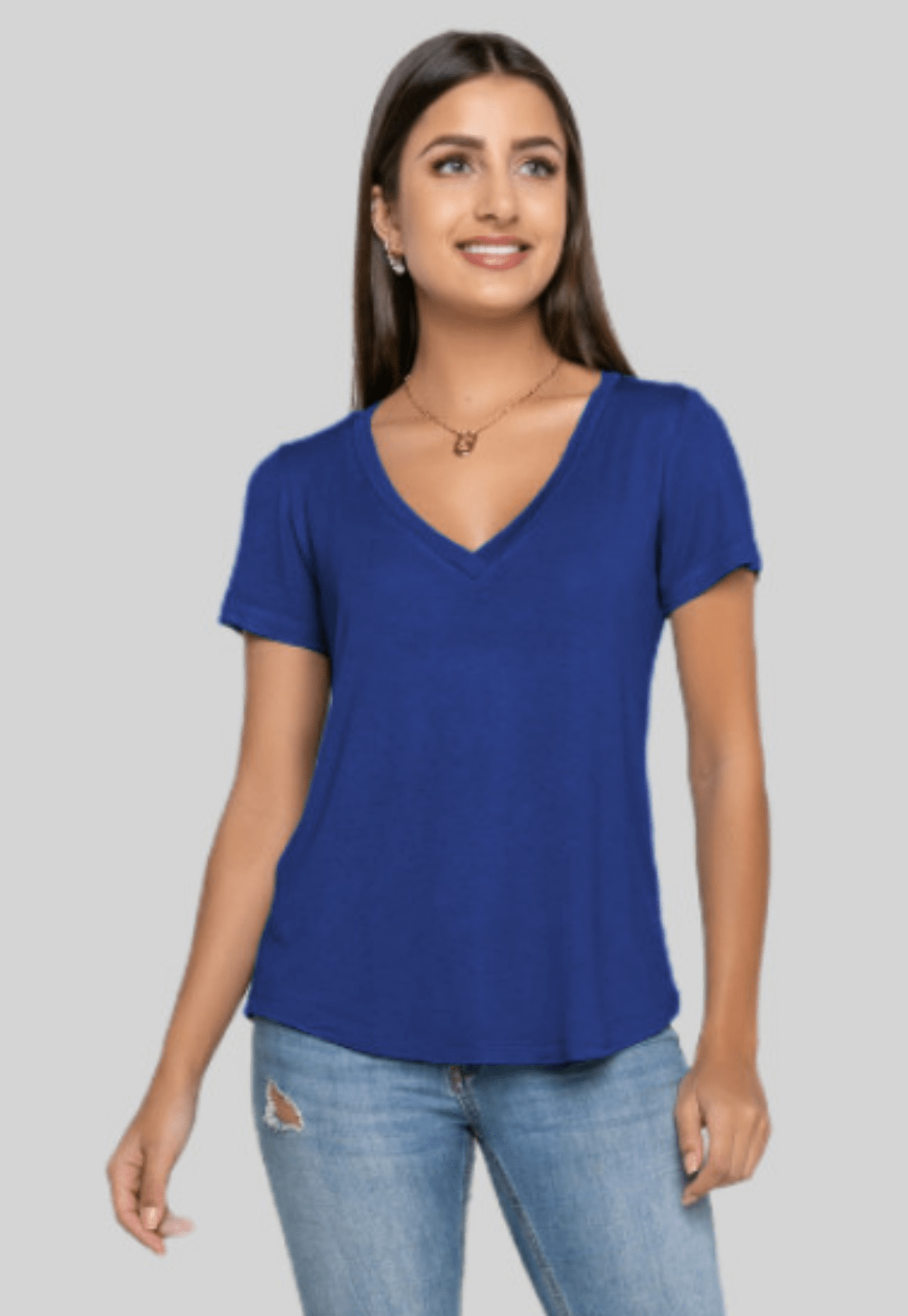 T-shirt Rineli Ana - Azul Bic